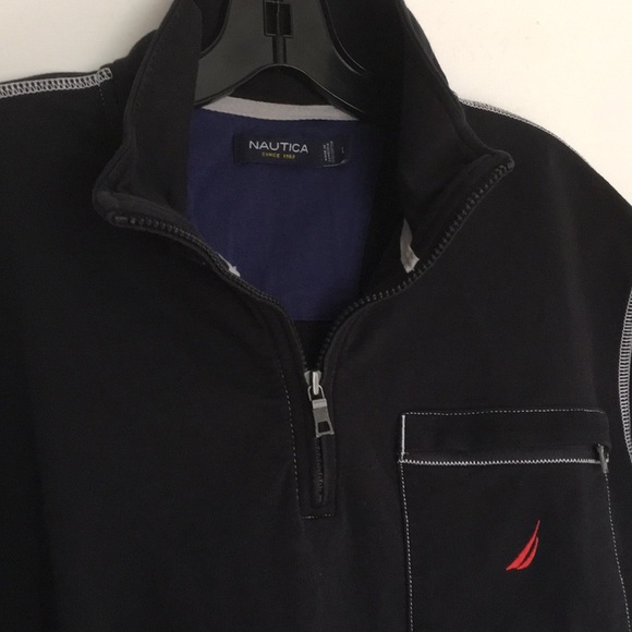 Mens Nautica 1/4 Zip - Picture 2 of 4